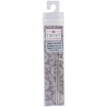 ChiaoGoo 4" Twist Red Lace Interchangeable Tips - 3.25mm