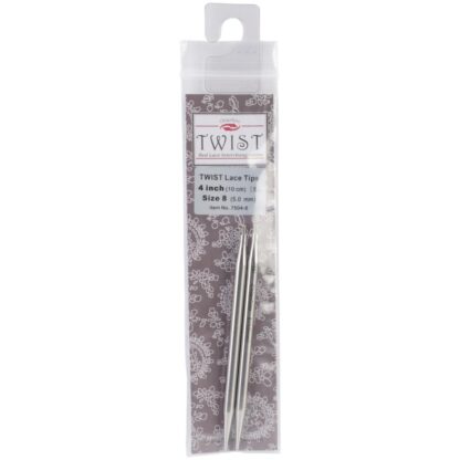 ChiaoGoo 4" Twist Red Lace Interchangeable Tips - 5.00mm