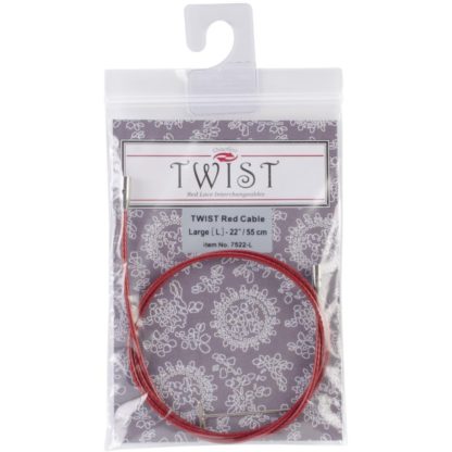 ChiaoGoo Twist Red Cable: 55cm/22" [L]