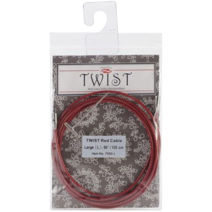 ChiaoGoo Twist Red Cable: 125cm/50" [L]