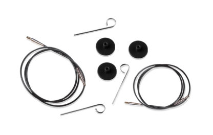 KnitPro Interchangeable Needle Cables - Black