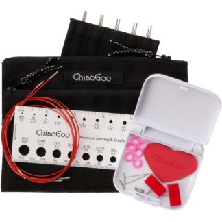 ChiaoGoo Twist Red Lace 5″ MINI Interchangeable Needle Set