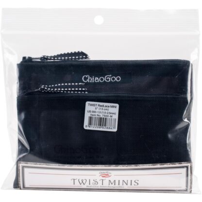 ChiaoGoo Twist Red Lace 5″ MINI Interchangeable Needle Set