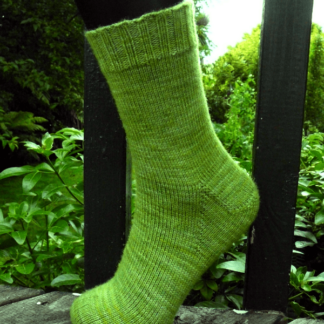 Basic Adult Toe-Up Sock