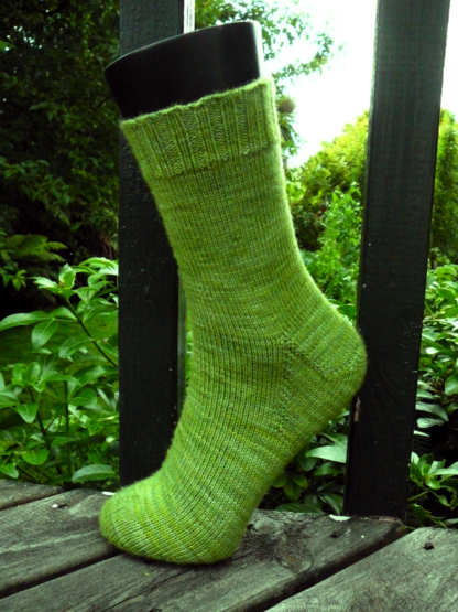 Basic Adult Toe-Up Sock