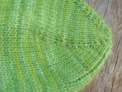 Basic Adult Toe-Up Sock - Toe Shaping