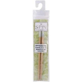 ChiaoGoo Spin Bamboo Interchangeable Tips 5"