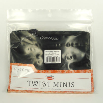 ChiaoGoo Twist Red Lace 4″ MINI Interchangeable Needle Set