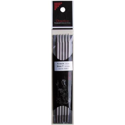 ChiaoGoo 6" Stainless Steel Double Point Needles