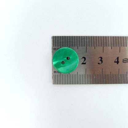 Green Shell Buttons 15mm