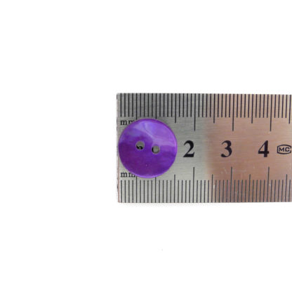 Purple Shell Buttons 15mm
