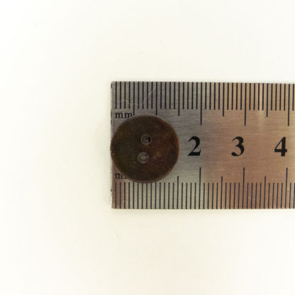 Dark Brown Shell Buttons 15mm