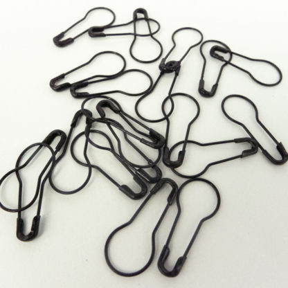 Knitter's Safety Pins - Black