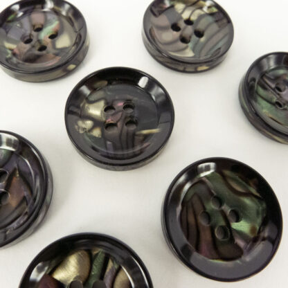 Plastic Paua Button 20mm