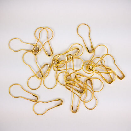 Knitter's Safety Pins - Gold
