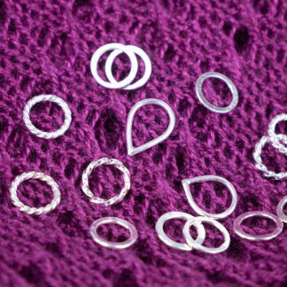 Frances Stachl Solid Silver Stitch Markers