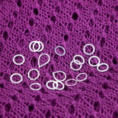 Frances Stachl Solid Silver Stitch Markers
