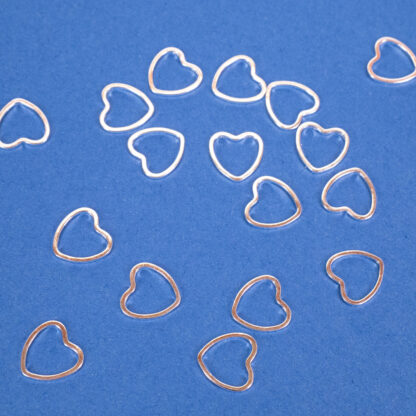 Heart shaped markers