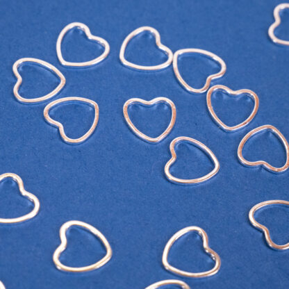 Heart shaped markers