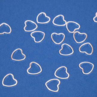 Heart shaped markers